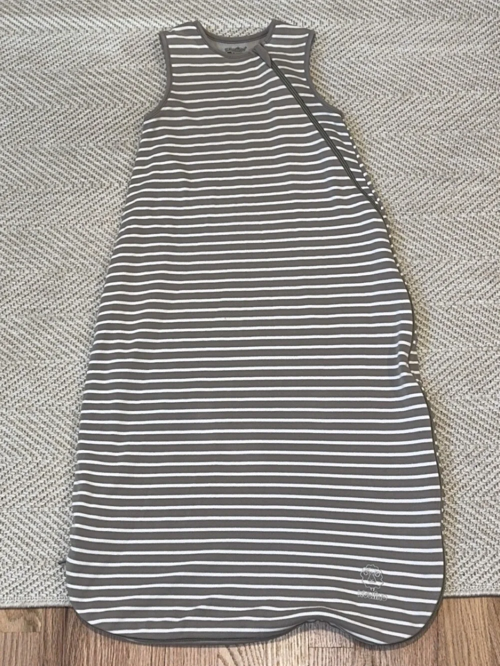 Woolino 4 Season Classic Wool & Organic Cotton Striped Sleep Sack 18-36 Months